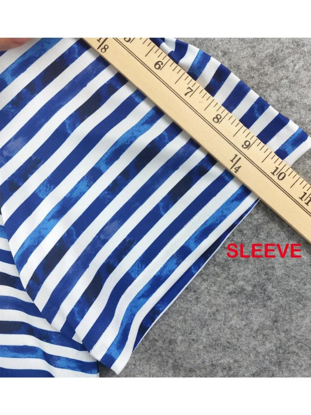 RLX Ralph Lauren Blue Striped Golf Polo Mens Large Performance Stretch
